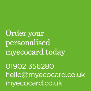 Order your personalised myecocard today 01902 356280 hello myecocard co uk myecocard co uk